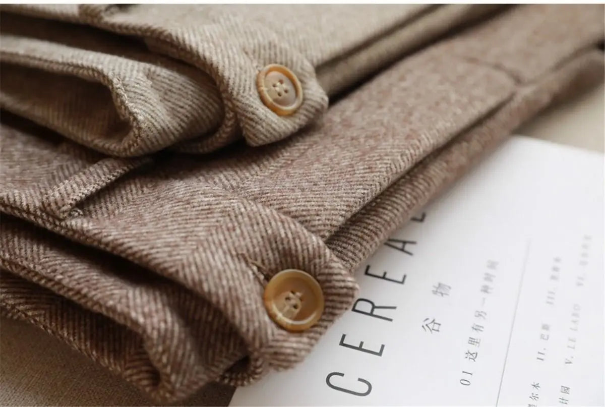 Tweed-Effect Trousers