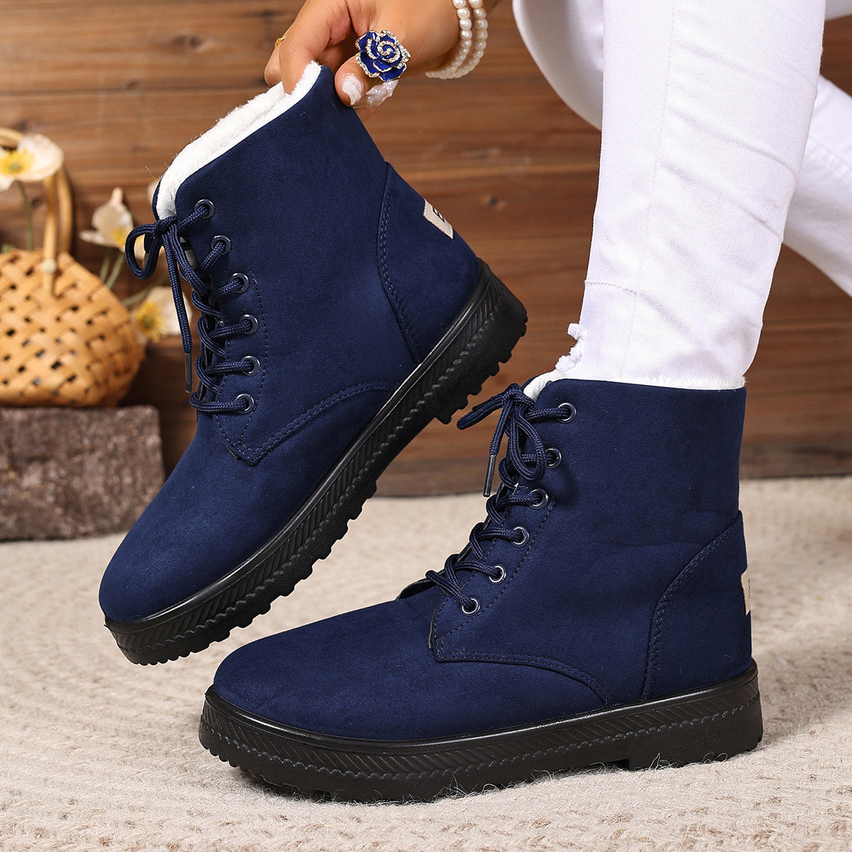 Waterproof Cotton-Padded Snow Boots