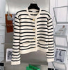 Striped Knit Cardigan - Storemetics
